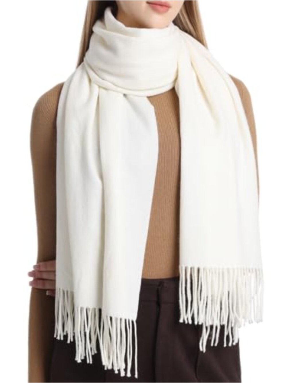 Pashmina Shawl Wrap for Women Cashmere Feel Winter Scarf Evening Dress Bridal